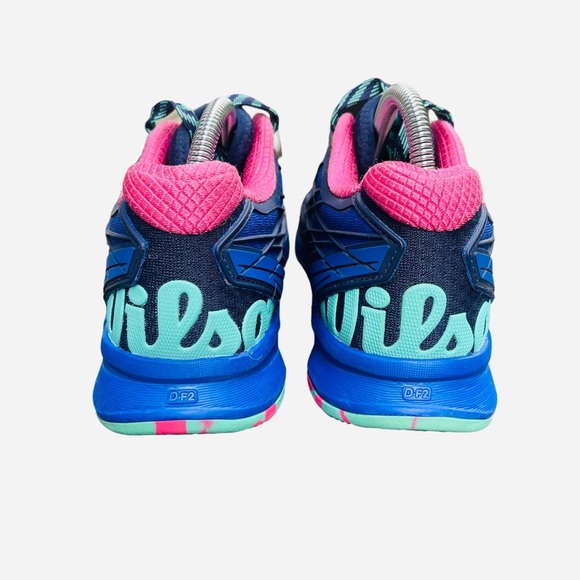 Wilson Blue and Pink Athletic Shoes - Picture 9 of 16